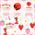 Strawberry 1st Birthday Party Hanging Swirls Decor, Streamers for Berry Sweet Themed First Birthday Supplies
