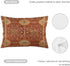 Kaleidee 24 12"x20" Ottoman Court Carpet Print Throw Pillow Covers Soft Velvet Decorative Throw Pillowcases Cushion