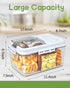 Countertop 11.4 7.5 6.7 Inch Dynta Large Bread Box for Kitchen x x Airtight Bread Storage Container Time Recording