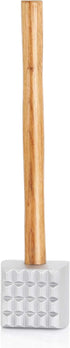 New Star Foodservice 36398 Wood Handle Aluminum Meat Tenderizer/Mallet, 13-Inch Overall