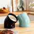 Counter Salt Pig, Dishwasher Safe Ceramic Salt Cellar Modern and Minimalist, Salt Pig Ceramic for Convenient Access