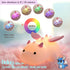 3 Dragon Night Light, Cute Pink Dragon Gifts, Soft Silicone Lamp with Level Warm Light and RGB Changing, Breastfeeding