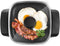 Elite Gourmet EG808 8” x 8" Non-stick Electric Skillet, Dishwasher Safe with Tempered Glass Vented Lid, Black