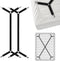 FeelAtHome Bed Sheet Holder Straps - Criss-Cross Suspenders Keep Fitted/Flat Sheets in Place for Twin Queen King