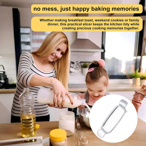 smrtcol Camping1 PACK) Butter Slicer Cutter & Cheese CutterMulti-Use Kitchen Tool for Evenly Slicing Butter Blocks