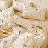 Set Set Set 3pcs AOJIM Cute Duvet Cover for Kids Adults, Pure Cotton Comforter Cover with Multiple Cartoon Pattern
