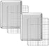 Baking Sheet with Cooling Rack Set, 2 Stainless Steel Cookie Sheets and Racks, Heavy Duty, Non-Toxic
