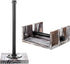 Set, Countertop MyGift Paper Towel and Napkin Holder Torched Wood and Industrial Metal Paper Towel Holder and Flat