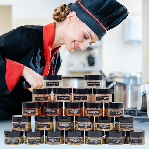 TILZ COLLECTION 2025-24 Herbs And Spices Advent Calendar Mini Spice Jars Food Advent Calendar Cooking Kitchen Adult