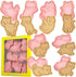 Crethinkaty Cat Cookie Cutters Set, 8 Plastic Cookie Cutter Stamps for Fun Cat Treats