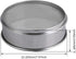 RDEXP Stainless Steel Flour Sifter, Round Sieve for Baking Powdering