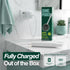 Set, (Pack 1) Electric Toilet Brush & Scrubber Self Cleaning Silicone Toilet Bowl Brush with UVC Light, Rechargeable