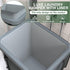 40 Gal(150L) High Grade Large Laundry Basket with Wheels, Rolling Laundry Hamper, Laundry Cart with Metal Frame