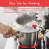 2Pcs Windspeed Red Candy Thermometer Pot Clip Holder for Digital Thermometer, Candle Soap Jam Cooking (No Thermometer)