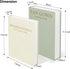 '-Set 2 Aesthetic Decorative Books of Minimalist Linen Hardcover Faux/Fake Books for Coffee Table Home Decor Living Room