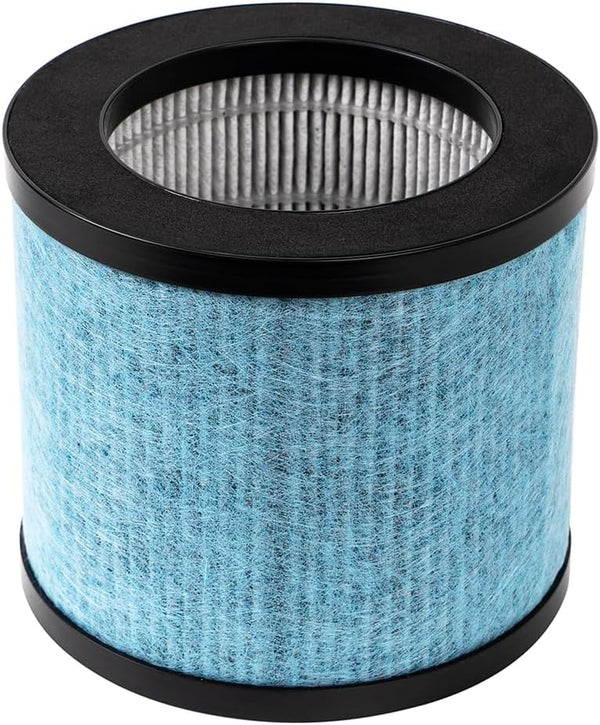 WuYan H13 True HEPA Replacement Filters, Compatible with TOPPIN TPAP002 Air Purifier, 3-in-1 H13 Grade Filter