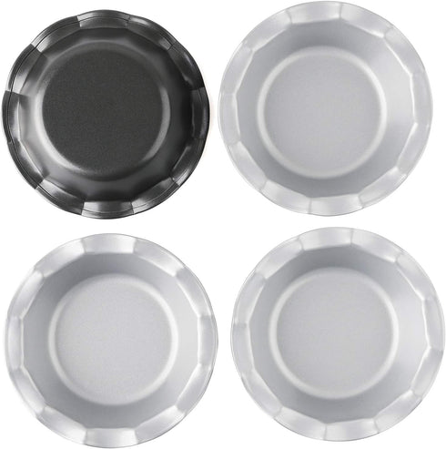 Mini Pie Pans Set of 8, Small Nonstick Round Pie Tins for Baking