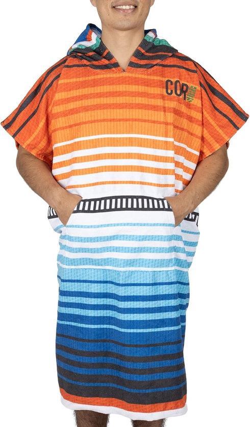 COR Surf Poncho Changing Towel Robe with Hood and Front Pocket |