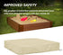 Hoypeyfiy (47 47 inches,59 59 inches) (Medium59 59inches) Sandbox Sandpit Cover, Kids Sand Box Cover for Sand and Toys