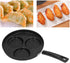 Cast Iron 3 Cups Non-Stick Omelet Pan, Easy to Clean, Electric Stovetop Compatible