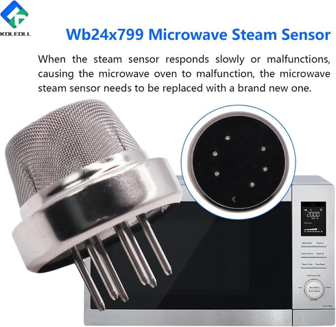 WB24X799 Microwave Steam Sensor Compatible with GE 253789 AP2024309 PS237391 EAP237391