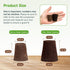 MEYCEMT 50 Pack, Hydroponic Growing Sponges Universal Fit Sponges & Seed Pods for Starting Seeds, Indoor Outdoor Garden