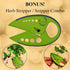 Herb Scissors - Stainless Steel 5 Blade Kitchen Shears with Safety Cover