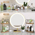BSTSLL 2 Pack Counter 2 Counter Bathroom Organizer, Tier Corner Bathroom Organizer Wooden Vanity Organizers