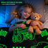 LMKLOP 3-12 40"x 60" Glow in The Dark Monster Truck Blanket for Boys/Girls/Kids/Toddler/Baby, Cute Funny Car Blanket