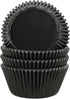 Gifbera Black Foil Baking Cups, Standard Size Cupcake Liners, 100-Count Muffin Liners for Baking