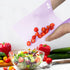 ZVP Set of 5 Flexible Plastic Cutting Boards, Gradient Color, Non-Slip, BPA Free, Dishwasher Safe, 15x12 Inch, Purple