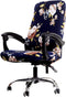 WOMACO Printed Office Chair Covers, Stretch Universal Boss Chair Covers for High Back Chair - Peony