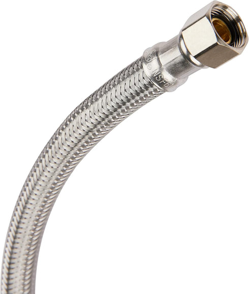 EFIELD Appliance Accessories Dishwasher Hose with 90 Degree FGH Elbow, 4 Feet Length, Premium Braided Stainless Steel