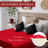78'' 100'' Tisancy Waterproof Bed Blanket Queen Size x Red Polyester, TPU Waterproof Film Mattress Protector Mat