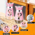 Salt and Pepper Shakers Set, 4 oz Pink Kitchen Accessories, Stainless Steel & Glass Spice Dispenser, Refillable Design