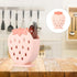 Hemoton Cutlery Utensil Drying Rack,Strawberry Shaped Chopsticks Basket,Flatware Storage Basket,Spoon Fork Organizer for Kitchen Drying Rack,Countertop Silverware Organizer for Washing Drying Storing