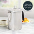 Primula Today Aluminum Stove Top Percolator Maker, Durable 9 Cup Brew Coffee, Silver