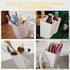 Rolling Cart Accessories Hanging Cup Holder for Home Office Supply, Plastic Pencil Hanging Cups, Desktop Organizer