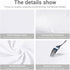 70 Inch MRJ Round White Tablecloth Stain and Wrinkle Resistant Washable Polyester Table Cloth for Restaurant Hotel