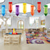 6PCS (6 LIHAO Classroom Decor Back to School Decorations, First Day of School Decorations, Hanging Crayon Pencil