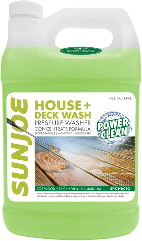 Sun Joe SPX-HDC1G House and Deck All-Purpose Pressure Washer Rated Concentrated Cleaner,
