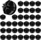 36 Pcs Wire Cube Plastic Connectors for Black Modular Closet Organizer and Metal Grid Shelving Unit