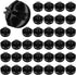 36 Pcs Wire Cube Plastic Connectors for Black Modular Closet Organizer and Metal Grid Shelving Unit