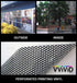 One-Way Perforated Vinyl Privacy Window Film Adhesive Glass Wrap Roll (0.5ft x 54 Inches)