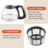 Elite Gourmet EHC4128 Automatic 4-Cup Brew & Drip Coffee Maker with Pause N Serve, Glass Carafe, Reusable Filter, On/Off Switch, Keep Warm, Water Level Indicator, Black by Elite Gourmet