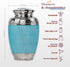 Trupoint Memorials Cremation Urns for Human Ashes - Decorative Burial Urn for Adult Men and Women, Large Light Blue