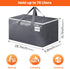 BlissTotes Large Moving Boxes with Zippers & Handles Moving Supplies with lids, Heavy Duty Totes for Storage Bags for Space Saving, Fold Flat, Moving and Storing 76L, 2 Pack by BlissTotes