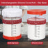 SAGOOITS 34oz Set 6 Sourdough Starter Kit, Large Capacity Glass Sourdough Starter Jar, Reusable Starter of Sourdough