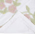 Better Trends Bloomfield Collection, Super Soft Lightweight Floral Design 100% Cotton Tufted Standard Sham, Rose