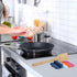 Silicone Spoon Rest, Kitchen Utensil Holder with Drip Pad, 3-Groove Upgraded Utensil Rest for Stove Top, Macaron Color